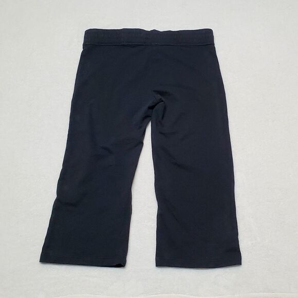 BCBGMAXAZRIA Vintage Retro Y2K  Black Bling Spell Out Cropped Sweatpants XL - Picture 9 of 12